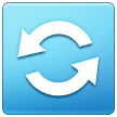 Anticlockwise Downwards And Upwards Open Circle Arrows on Samsung