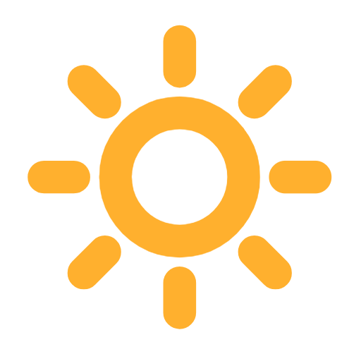 High Brightness Symbol on Microsoft Fluent
