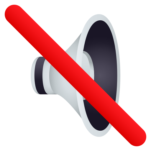 Speaker With Cancellation Stroke on JoyPixels