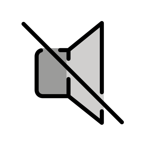 Speaker With Cancellation Stroke on OpenMoji