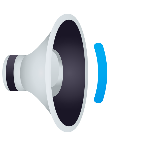 Speaker With One Sound Wave on JoyPixels