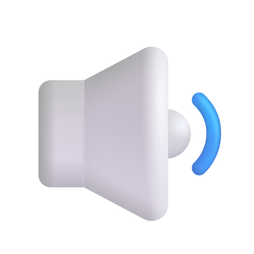 Speaker With One Sound Wave on Microsoft 3D