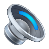 Speaker With One Sound Wave on WhatsApp