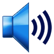 Speaker With Three Sound Waves on Samsung