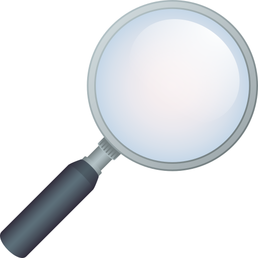 Right-pointing Magnifying Glass on JoyPixels