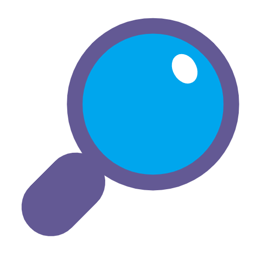 Right-pointing Magnifying Glass on Microsoft Fluent