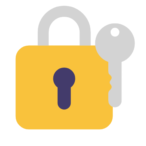 Closed Lock With Key on Microsoft Fluent