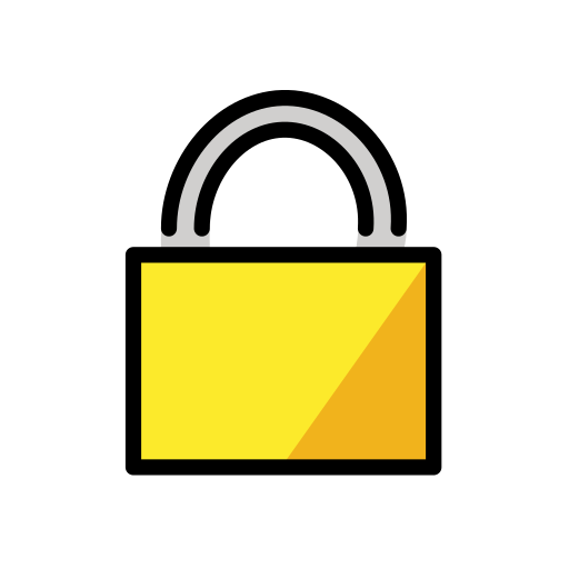 Lock on OpenMoji