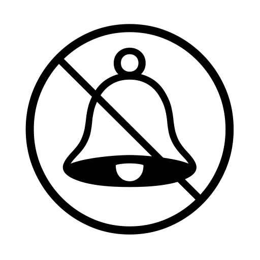 Bell With Cancellation Stroke on Noto Emoji
