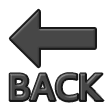 Back With Leftwards Arrow Above on Samsung