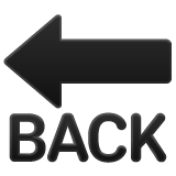 Back With Leftwards Arrow Above on WhatsApp