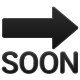 Soon With Rightwards Arrow Above on WhatsApp