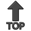 Top With Upwards Arrow Above on Samsung