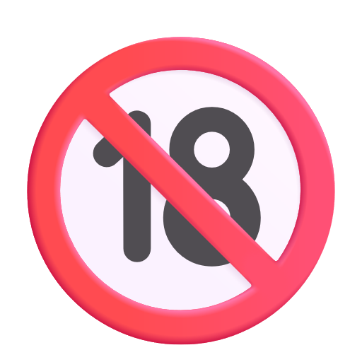 No One Under Eighteen Symbol on Microsoft 3D