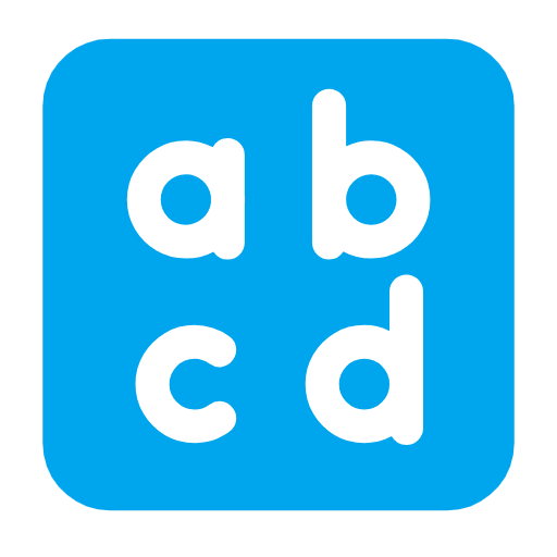 Input Symbol For Latin Small Letters on Microsoft Fluent