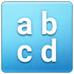 Input Symbol For Latin Small Letters on Samsung