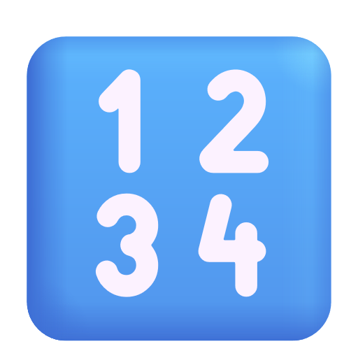Input Symbol For Numbers on Microsoft 3D