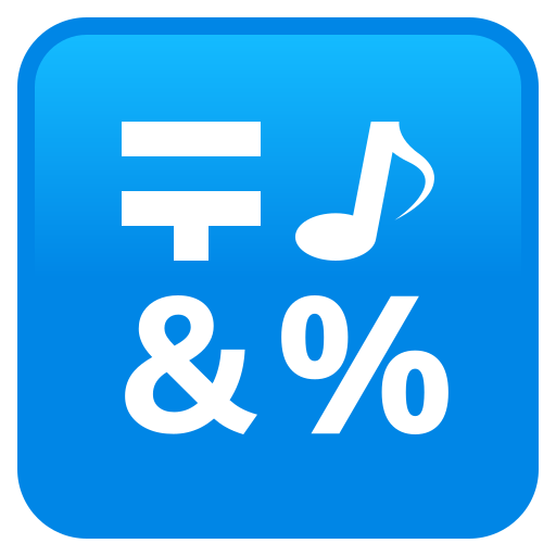 Input Symbol For Symbols on JoyPixels