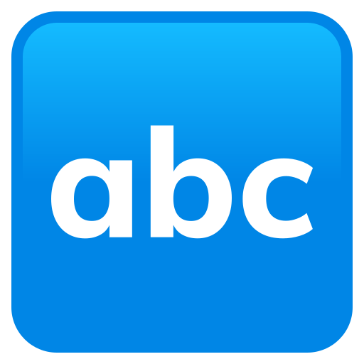 Input Symbol For Latin Letters on JoyPixels