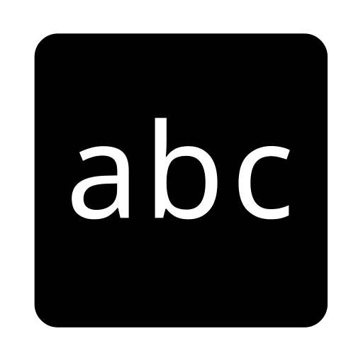 Input Symbol For Latin Letters on Noto Emoji