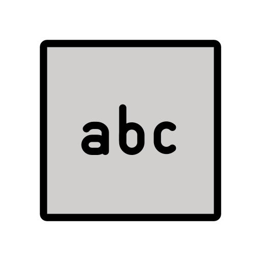 Input Symbol For Latin Letters on OpenMoji