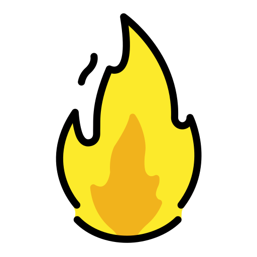 Fire on OpenMoji
