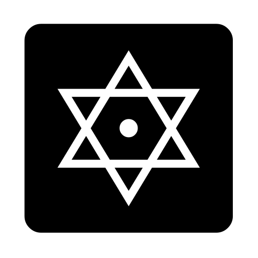 Six Pointed Star With Middle Dot on Noto Emoji