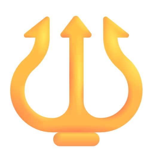 Trident Emblem on Microsoft 3D