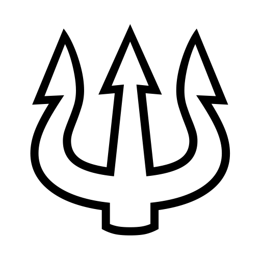 Trident Emblem on Noto Emoji