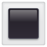 White Square Button on WhatsApp