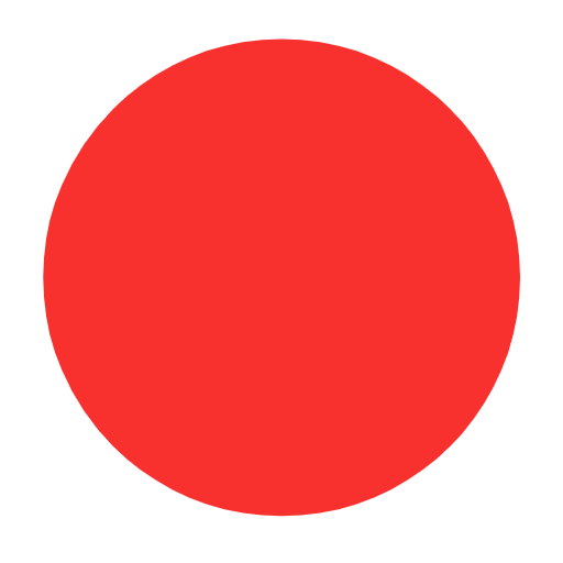 Large Red Circle on Microsoft Fluent