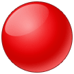 Large Red Circle on Samsung