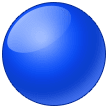 Large Blue Circle on Samsung