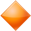 Large Orange Diamond on Samsung
