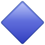 Large Blue Diamond on WhatsApp