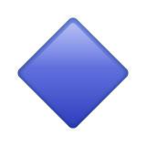 Small Blue Diamond on WhatsApp