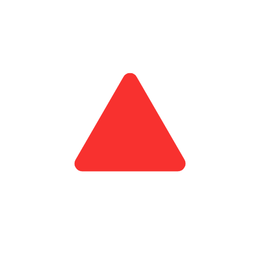 Up-pointing Red Triangle on Microsoft Fluent