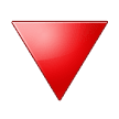 Down-pointing Red Triangle on Samsung