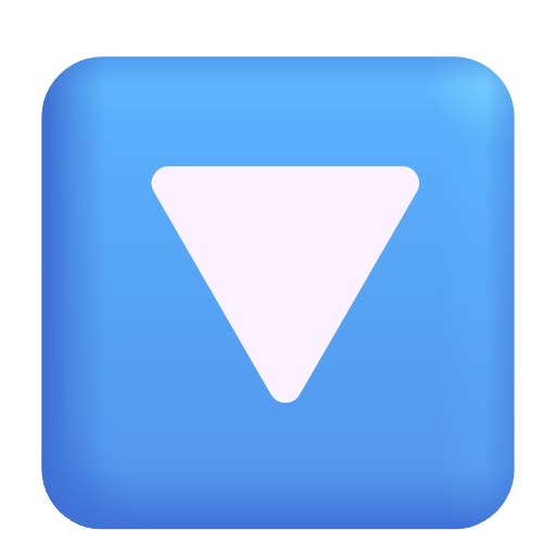 Down-pointing Small Red Triangle on Microsoft 3D