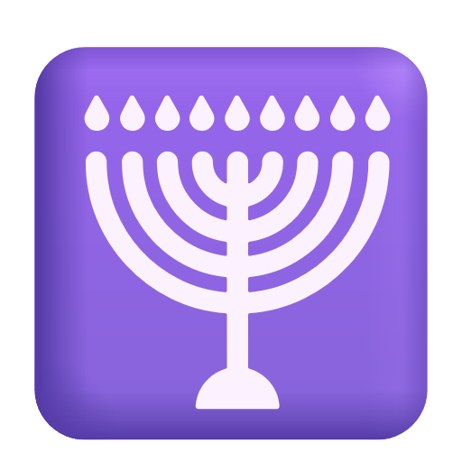 Menorah With Nine Branches on Microsoft 3D