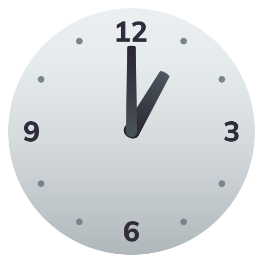 Clock Face One Oclock on JoyPixels