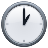 Clock Face One Oclock on WhatsApp