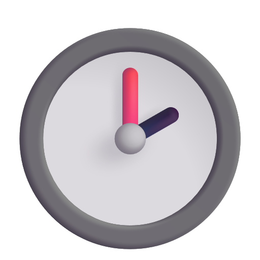 Clock Face Two Oclock on Microsoft 3D
