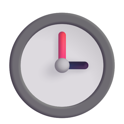 Clock Face Three Oclock on Microsoft 3D