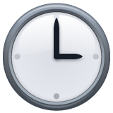 Clock Face Three Oclock on WhatsApp