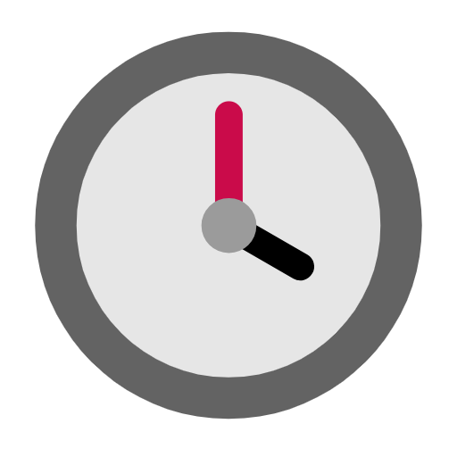 Clock Face Four Oclock on Microsoft Fluent