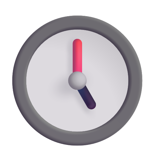 Clock Face Five Oclock on Microsoft 3D