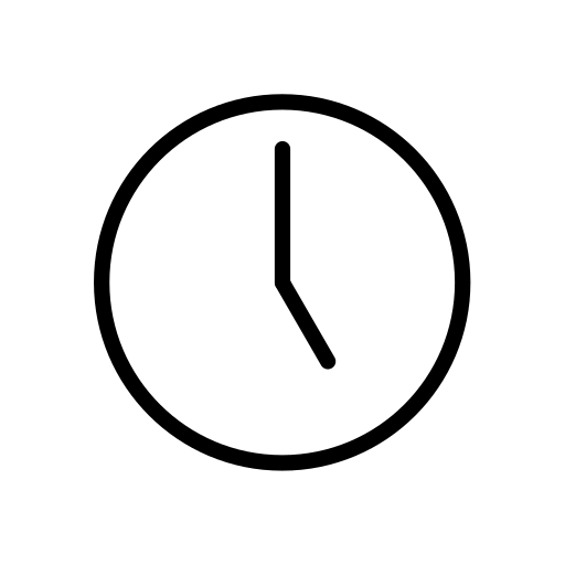 Clock Face Five Oclock on OpenMoji