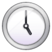 Clock Face Five Oclock on Samsung