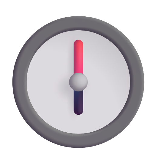 Clock Face Six Oclock on Microsoft 3D